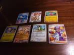 7 Spaanse Pokemon kaarten, Ophalen of Verzenden, Gebruikt, Meerdere kaarten
