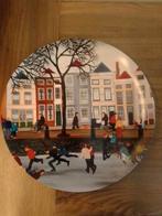 Kunstbord de oude haven in Zierikzee, Antiek en Kunst, Ophalen of Verzenden