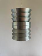 Vintage Doria Hanglamp/ Schalenlamp - RVS, Huis en Inrichting, Lampen | Hanglampen, Gebruikt, Vintage, Ophalen of Verzenden, Metaal