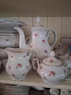 Koffie- en Dinerservies Mitterteich Bavaria met roze roosjes, Antiek en Kunst, Ophalen of Verzenden