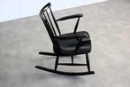 Vintage schommelstoel | stoel | jaren 60, Gebruikt, ., Wit, Ophalen of Verzenden