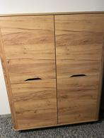 Houten kledingkast met deuren en planken, Huis en Inrichting, Ophalen, Gebruikt, 100 tot 150 cm, 150 tot 200 cm