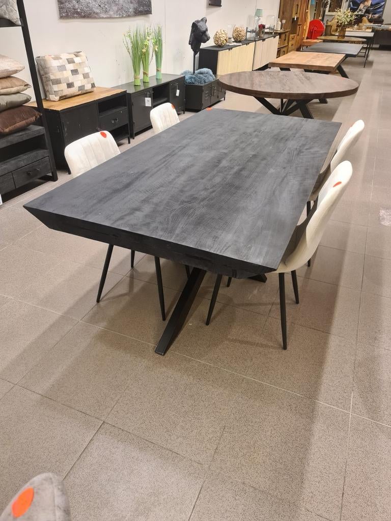 Nieuwe icathcers patta eettafel 200x100cm spinpoot €395, Huis en Inrichting, Ophalen, ., Nieuw, .