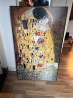 Klimt - De Kus, ingelijste reproductie, Ophalen