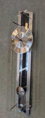 AMS wandklok met slinger alu/leisteen - nieuw, Ophalen, Nieuw, Wandklok