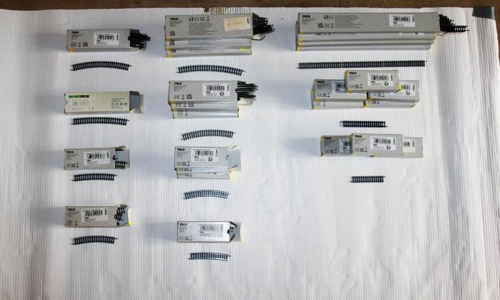 Digitaal Trix treinstel en spoor, Hobby en Vrije tijd, Modeltreinen | N-Spoor, Zo goed als nieuw, Treinset, Gelijkstroom, Trix