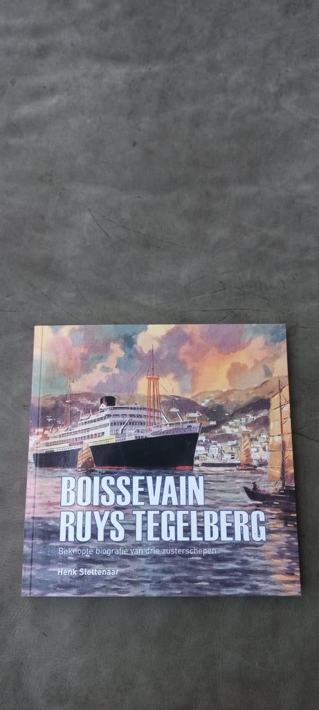 Boek: Boissevain Ruys Tegelberg - Scheepsbiografie, Boeken, Ophalen of Verzenden, Zo goed als nieuw, Henk Stettenaar, Boot