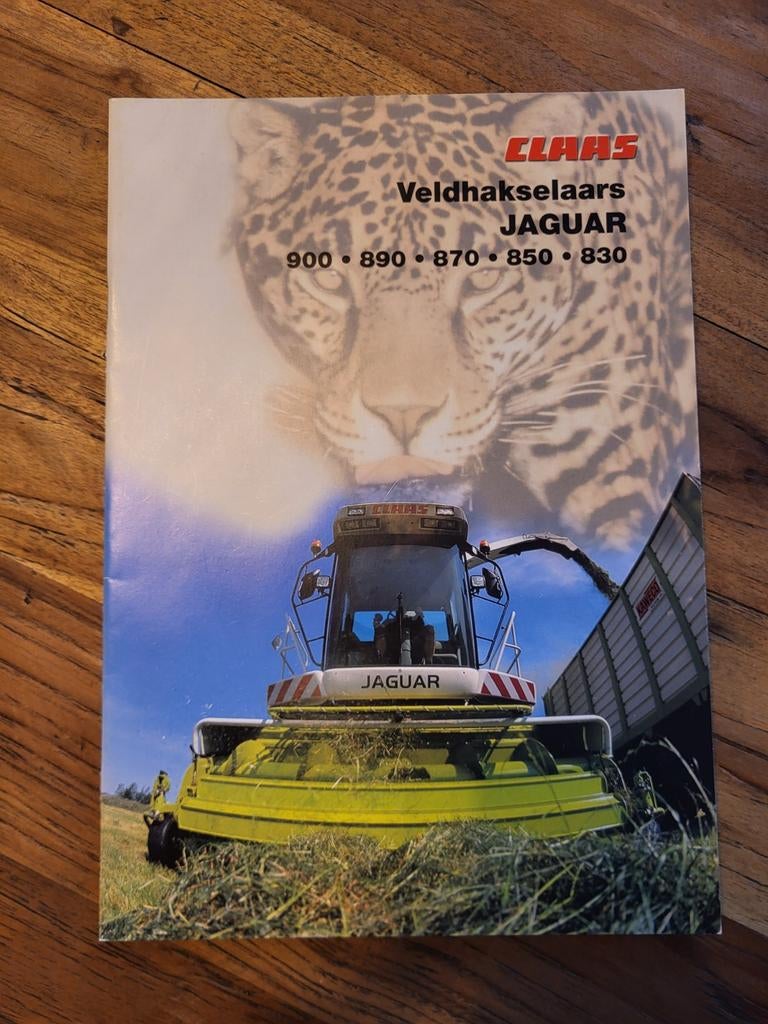 Tractor folder Claas Jaguar veldhakselaars, Boeken, Catalogussen en Folders, Ophalen of Verzenden, Zo goed als nieuw
