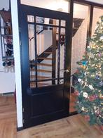 opdekdeur met facet geslepen glas 93x211,5 linksdraaiend, Doe-het-zelf en Verbouw, Deuren en Horren, Ophalen, 80 tot 100 cm, Binnendeur