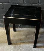 Chinees zwart bijzet tafeltje chinese lak tafel Chinees, Antiek en Kunst, Antiek | Meubels | Tafels, Ophalen of Verzenden