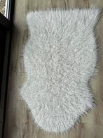 Wit vloerkleed - immitatie, Gebruikt, Wit, Overige vormen, 50 tot 100 cm