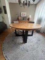 Eettafel rond, Huis en Inrichting, Tafels | Eettafels, Ophalen, Gebruikt, Ronde tafel, 150 tot 200 cm
