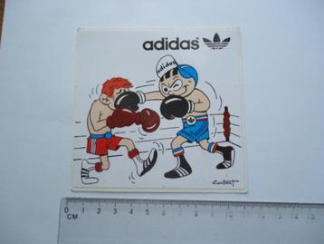 sticker ADIDAS origineel boksen Paul Coutant strip kuifje re beschikbaar voor biedingen