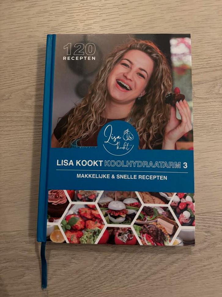 Lisa Kookt Koolhydraatarm 3 - Makkelijke Recepten, Boeken, Kookboeken, Nieuw, Voorgerechten en Soepen, Hoofdgerechten, Tapas, Hapjes en Dim Sum