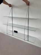 Vintage ophangsysteem glas chroom- jaren 80 Ikea, Ophalen of Verzenden, Zo goed als nieuw