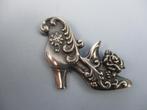 Zilveren schoen broche, Minder dan 4 cm, Ophalen of Verzenden, Zo goed als nieuw, Zilver