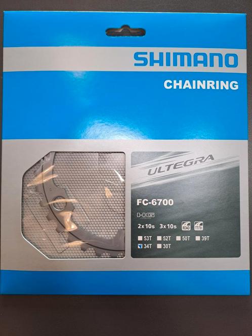 Shimano Ultegra FC-6700 34t kettingblad, Fietsen en Brommers, Fietsonderdelen, Nieuw, Racefiets, Crankstel of Pedalen, Ophalen of Verzenden