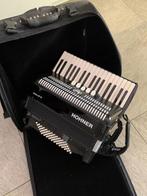 accordeon Hohner Bravo 72 bas en 3 korig, Ophalen, 72-bas, Toetsaccordeon, Zo goed als nieuw