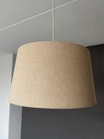 lampenkap inclusief hangpendel en lamp, Huis en Inrichting, Lampen | Lampenkappen, Ophalen, Zo goed als nieuw, Beige, Rond