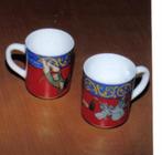 Walt Disney Drinkbekers 2 stuks Klokkeluider, Verzamelen, Disney, Gebruikt, Ophalen of Verzenden, Overige figuren, Servies