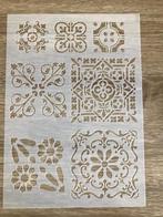 Landelijke brocante sjabloon stencil, Hobby en Vrije tijd, Schilderen, Verburgt Vintage, Overige typen, Nieuw, Ophalen of Verzenden