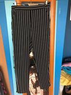 mooie zwart wit gestreepte broek Costes 42 zgan, Verzenden, Zwart, Maat 42/44 (L), Zo goed als nieuw