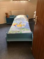 Handgemaakt eenpersoonsbed (80x190) incl. matras en dekbed, Ophalen of Verzenden, Gebruikt, Eenpersoons