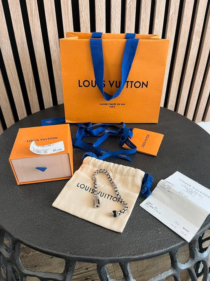 Louis Vuitton Damier Armband / Bracelet Nieuw / Unisex, Sieraden, Tassen en Uiterlijk, Armbanden, Zo goed als nieuw, Ophalen of Verzenden