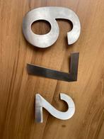 Vintage Metalen Huisnummers 672, Ophalen of Verzenden, Gebruikt, Bedraad