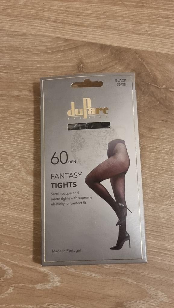 duParc Netpanty uit restpartij - Maat 36/38, Verzenden, Maat 36/38 (S), Zwart, Panty