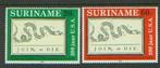 Suriname 41/42 1976 postfris, Ophalen of Verzenden, Postfris