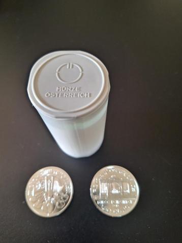 Wiener Philharmoniker 1 oz zilver 2013, tube van 20 st. beschikbaar voor biedingen