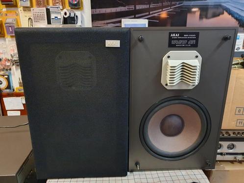 Akai SR-1100 .. Vintage luidsprekers., Audio, Tv en Foto, Luidsprekers, Front, Rear of Stereo speakers, Minder dan 60 watt, Overige merken