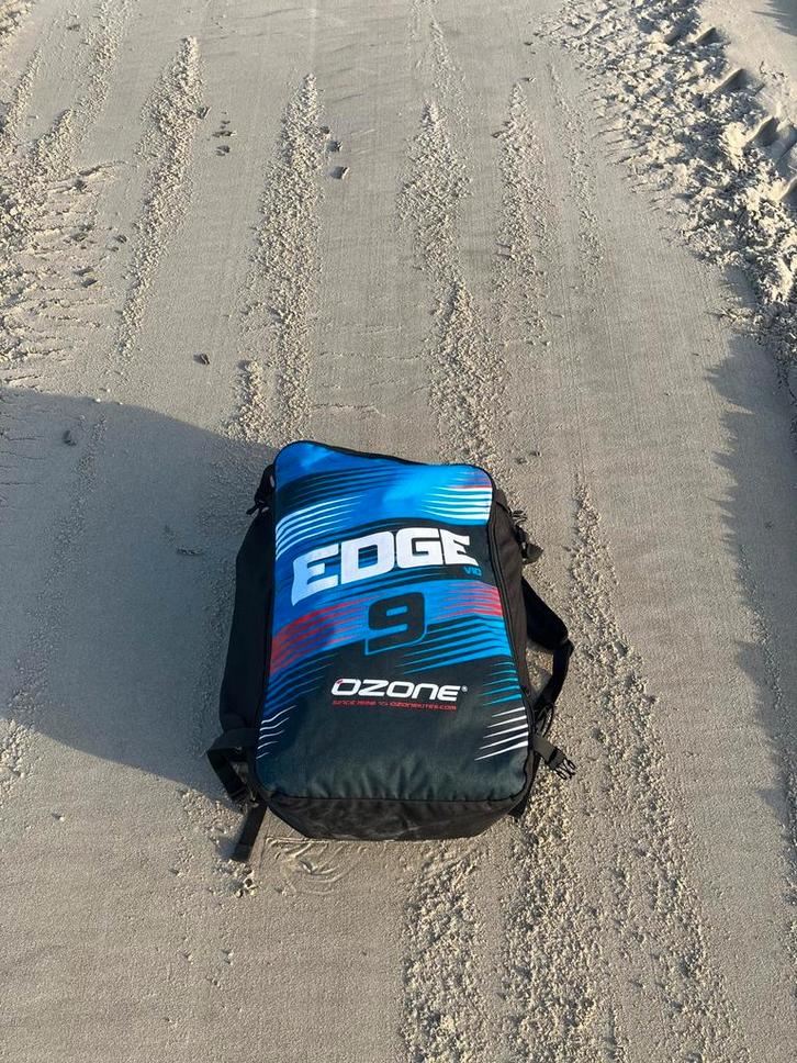 Ozone Edge V10 – 9 meter + Slingshot Sentry Bar V1, Watersport en Boten, Kitesurfen, Gebruikt, Geen board, Ophalen of Verzenden