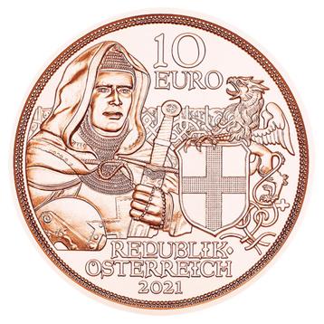 10 Euro Oostenrijk 2021 UNC - Broederschap beschikbaar voor biedingen