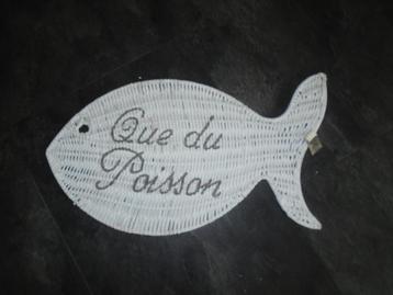 Riviera Maison Rattan Fish Vis Onderzetter Que du Poisson beschikbaar voor biedingen