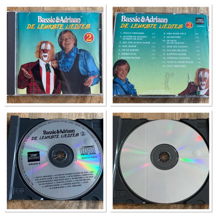 Bassie & Adriaan: De Leukste Liedjes 2, Verzamelen, Film en Tv, Ophalen of Verzenden