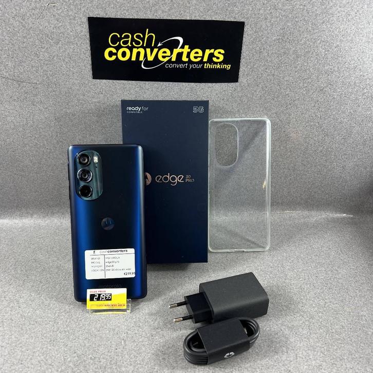 Motorola Edge 30pro | doos | lader | hoesje | 398120, Telecommunicatie, Mobiele telefoons | Motorola, Zo goed als nieuw, Zonder abonnement
