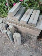 Palissander bandjes en duopaaltjes, gratis tegels., Tuin en Terras, Bielzen en Borders, Ophalen, Gebruikt, Beton, 100 tot 200 cm