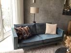 Bank en loveseat (2 bijpassende sierkussens erbij cadeau), Ophalen, Gebruikt, Tweepersoons, Rechte bank