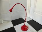 Mooie bureaulamp tafellamp rood 100 % flexibel - zie foto’s, Ophalen of Verzenden, Zo goed als nieuw, Metaal, 50 tot 75 cm