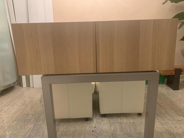 BESTÅ eiken tv kast IKEA, Huis en Inrichting, Kasten | Televisiemeubels, Ophalen