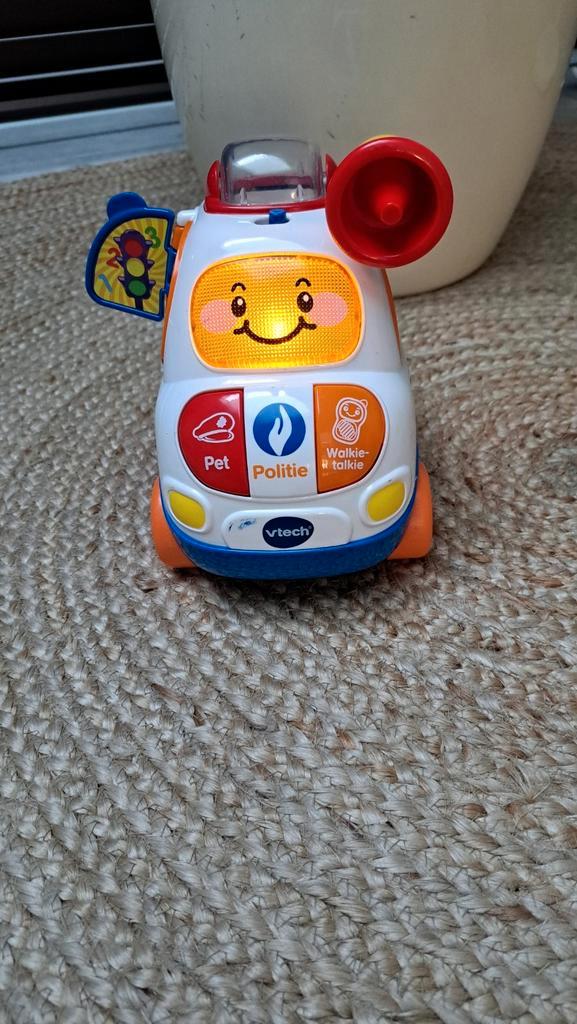 Toet toet politie auto., Kinderen en Baby's, Speelgoed | Vtech, Zo goed als nieuw, 6 maanden tot 2 jaar, Ophalen of Verzenden