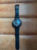Seiko black tuna diver, Ophalen of Verzenden, Zo goed als nieuw, Staal, Seiko