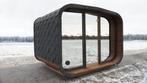 Thermohouten buitensauna 300x240 cm met panoramaraam, Ophalen, Fins of Traditioneel, Kostedeweg 7, Nieuw