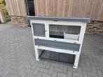 Konijnenhok kunststof in nette staat, Dieren en Toebehoren, Ophalen of Verzenden, 90 cm of meer, Hok, 110 cm of meer