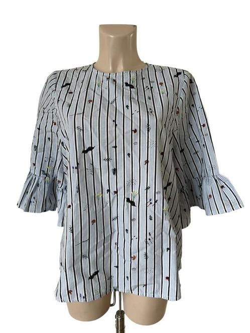 Essentiel Antwerp shirt lange mouw XS, Kleding | Dames, T-shirts, Zo goed als nieuw, Maat 34 (XS) of kleiner, Blauw, Lange mouw