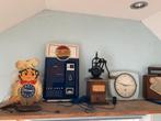 Vintage Collectibles: Pepsi telefoon, Klokken, Koffiemolen, Ophalen of Verzenden