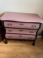 Ladekastje Roze/Zwart, Huis en Inrichting, Minder dan 50 cm, Gebruikt, Ophalen of Verzenden, Met lade(s)