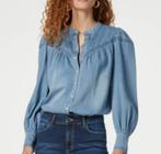 Fabienne chapot mooie denim blouse maat 36, Blauw, Fabienne Chapot, Zo goed als nieuw, Maat 36 (S)
